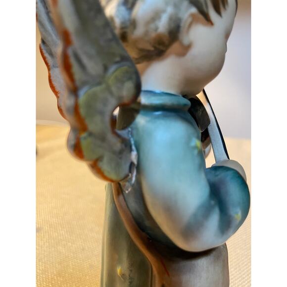 Hummel 7” Tall “Celestial Musician” Porcelain Angel Tmk 3, #188, REPAIRED - Picture 9 of 9